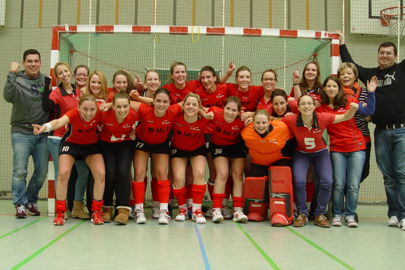 2. Damen als Oberliga-Meister am 23.02.2014 in Ulm